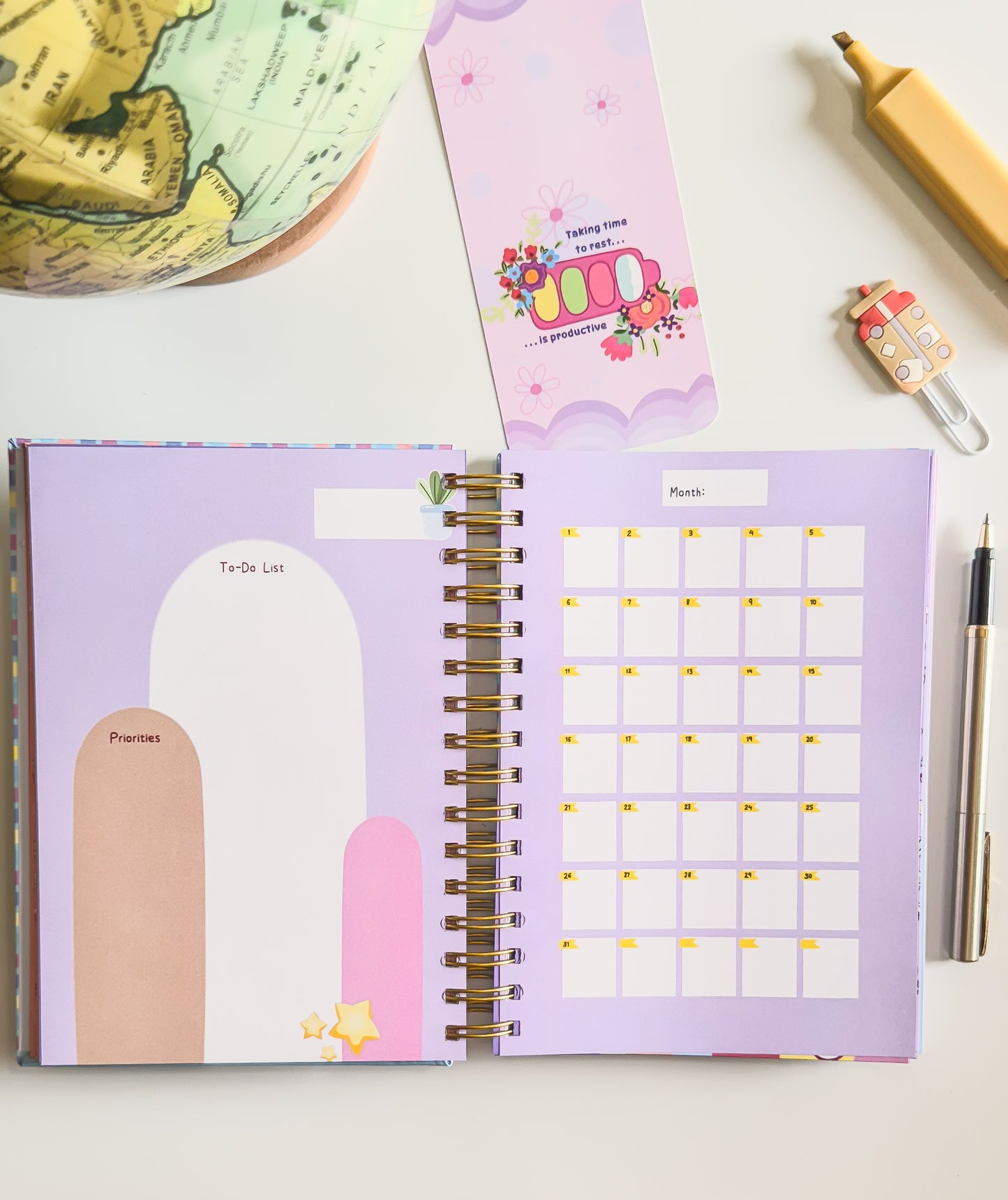 Undated Planner & Journal ME-TIME