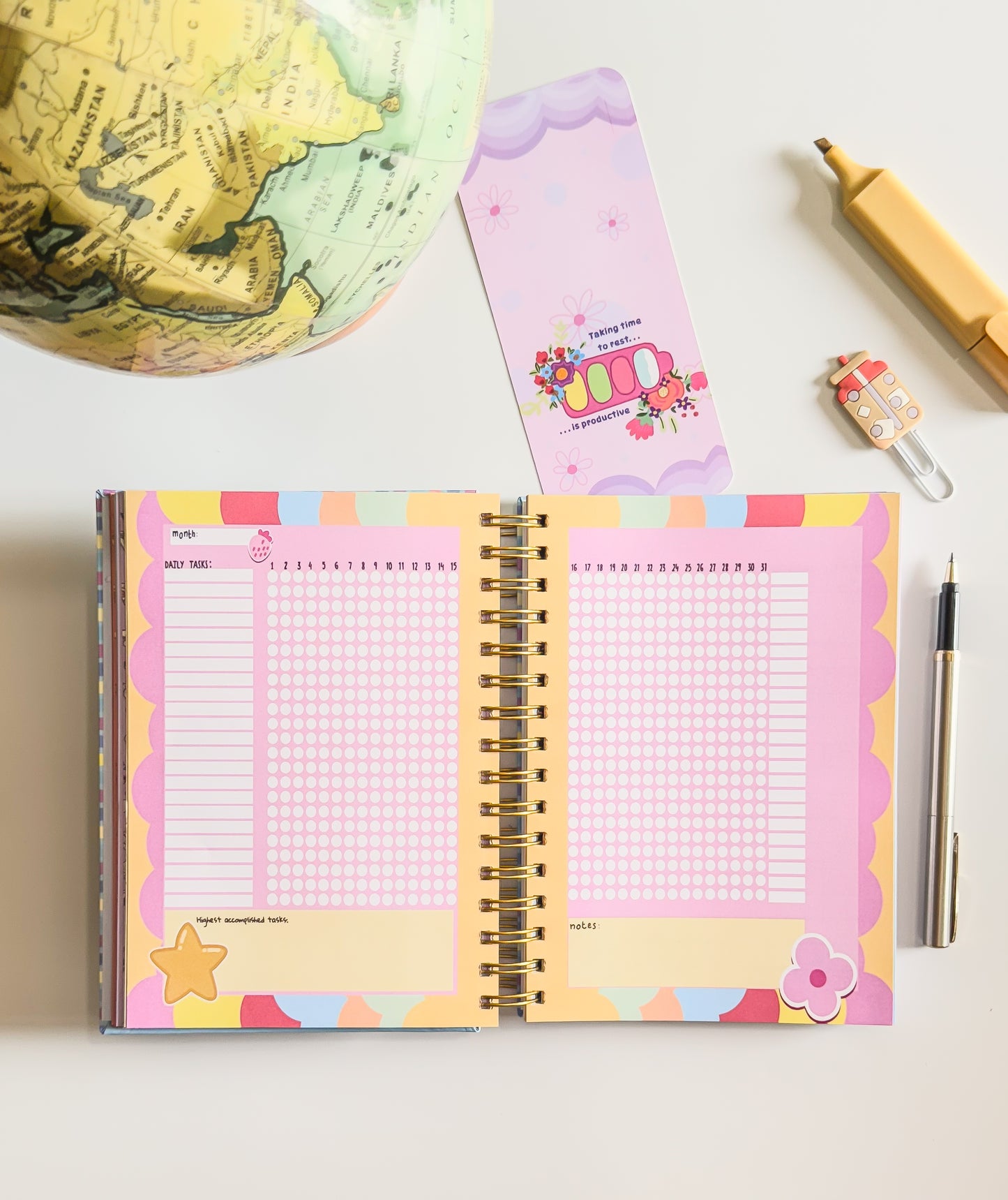 Undated Planner & Journal ME-TIME