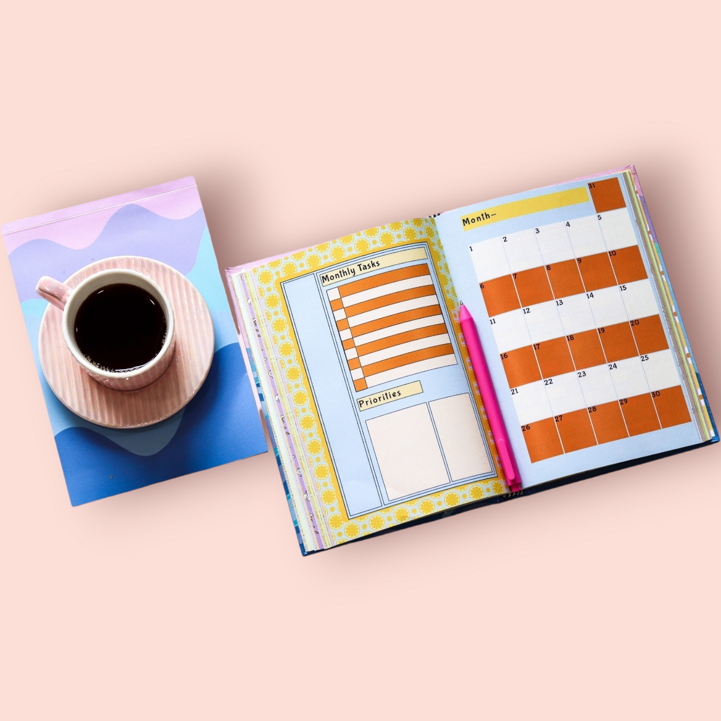 Undated Planner & Journal WISE WHALE