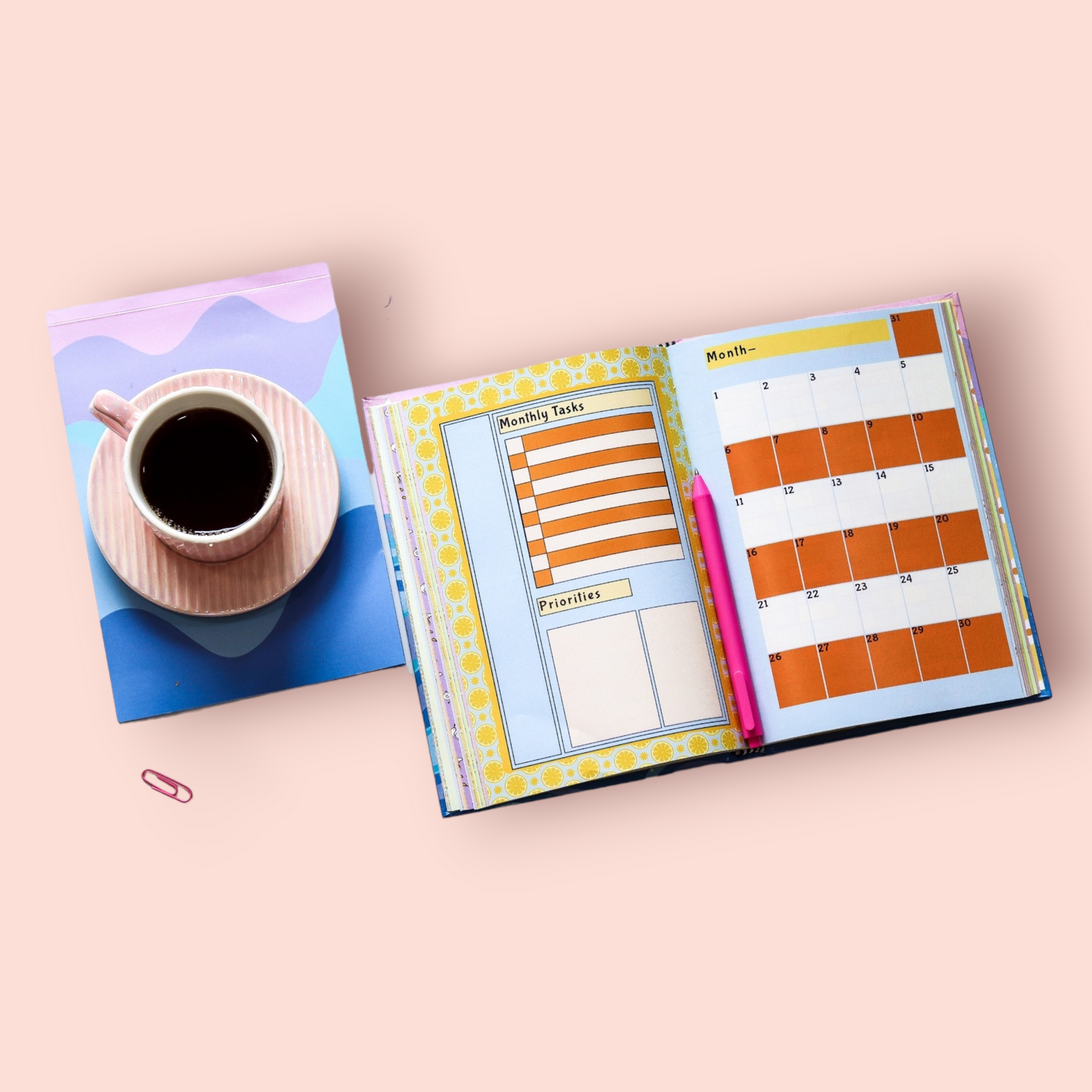 Undated Planner & Journal WISE WHALE