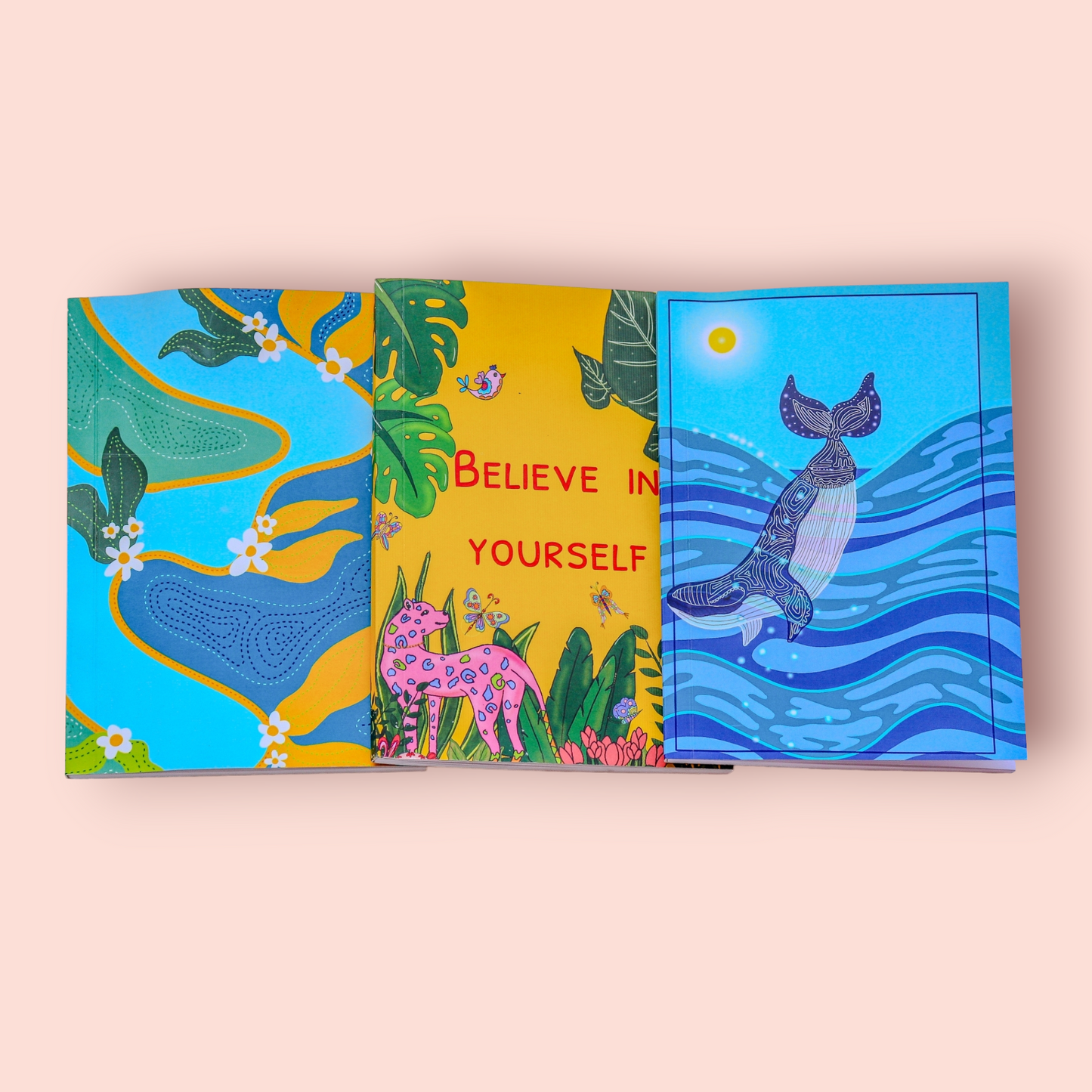 A5 Majestic Whale Notebook (Dots)