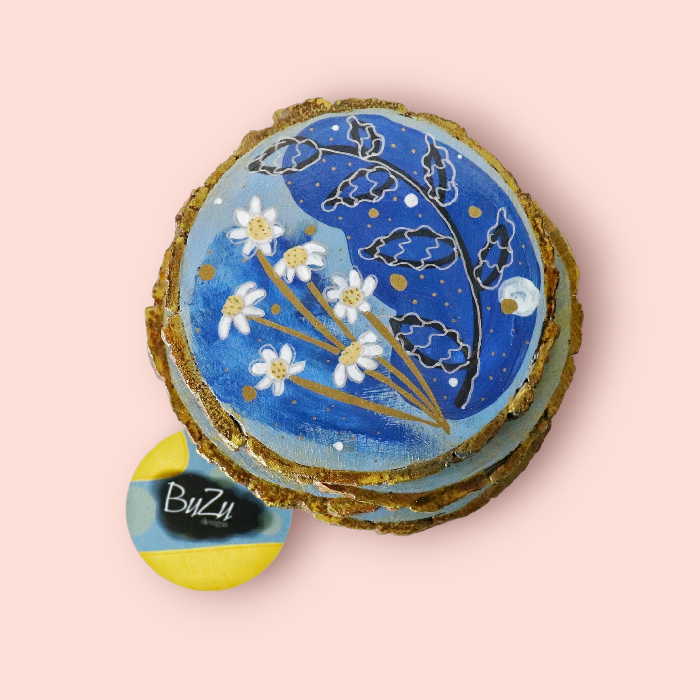Wooden Hand-painted Coasters