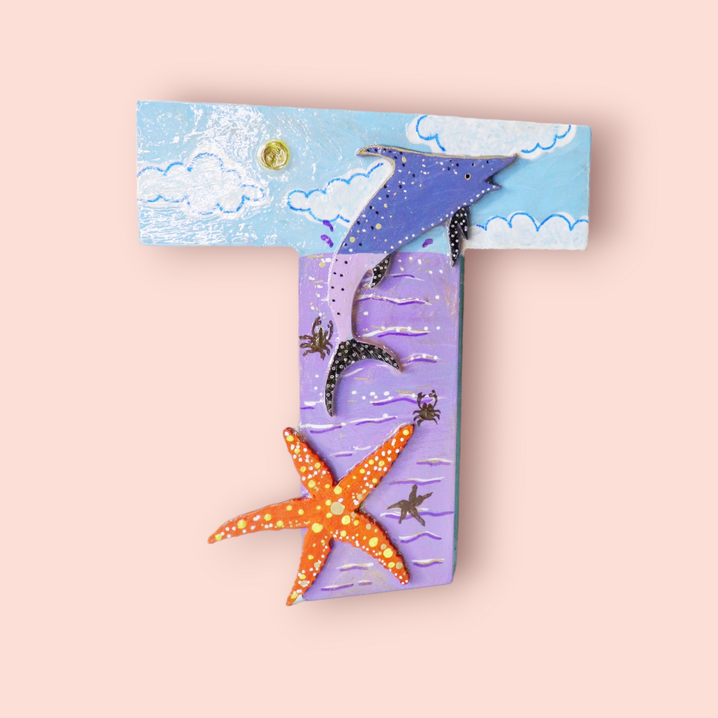 Wooden Painted Initials
