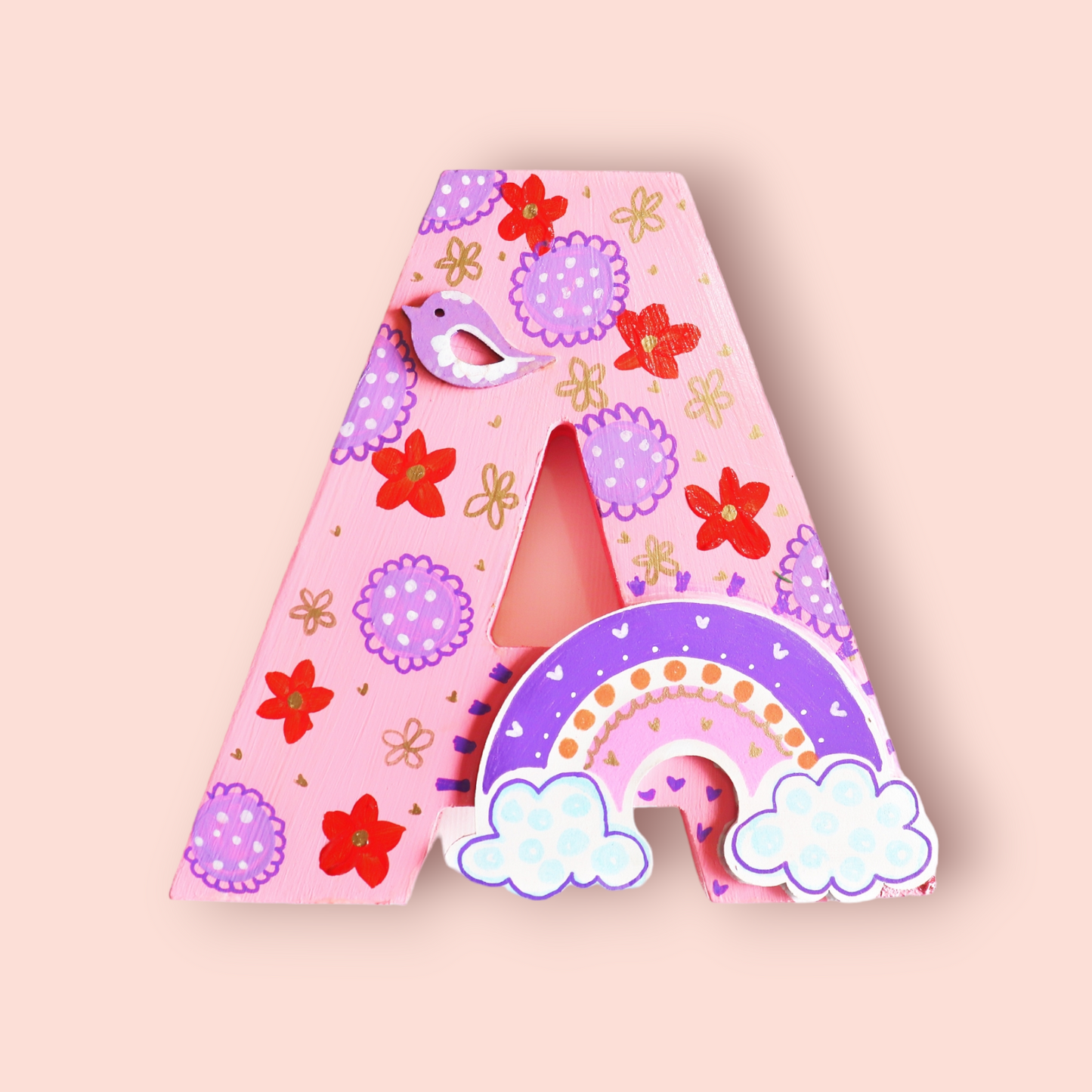 Wooden Painted Initials