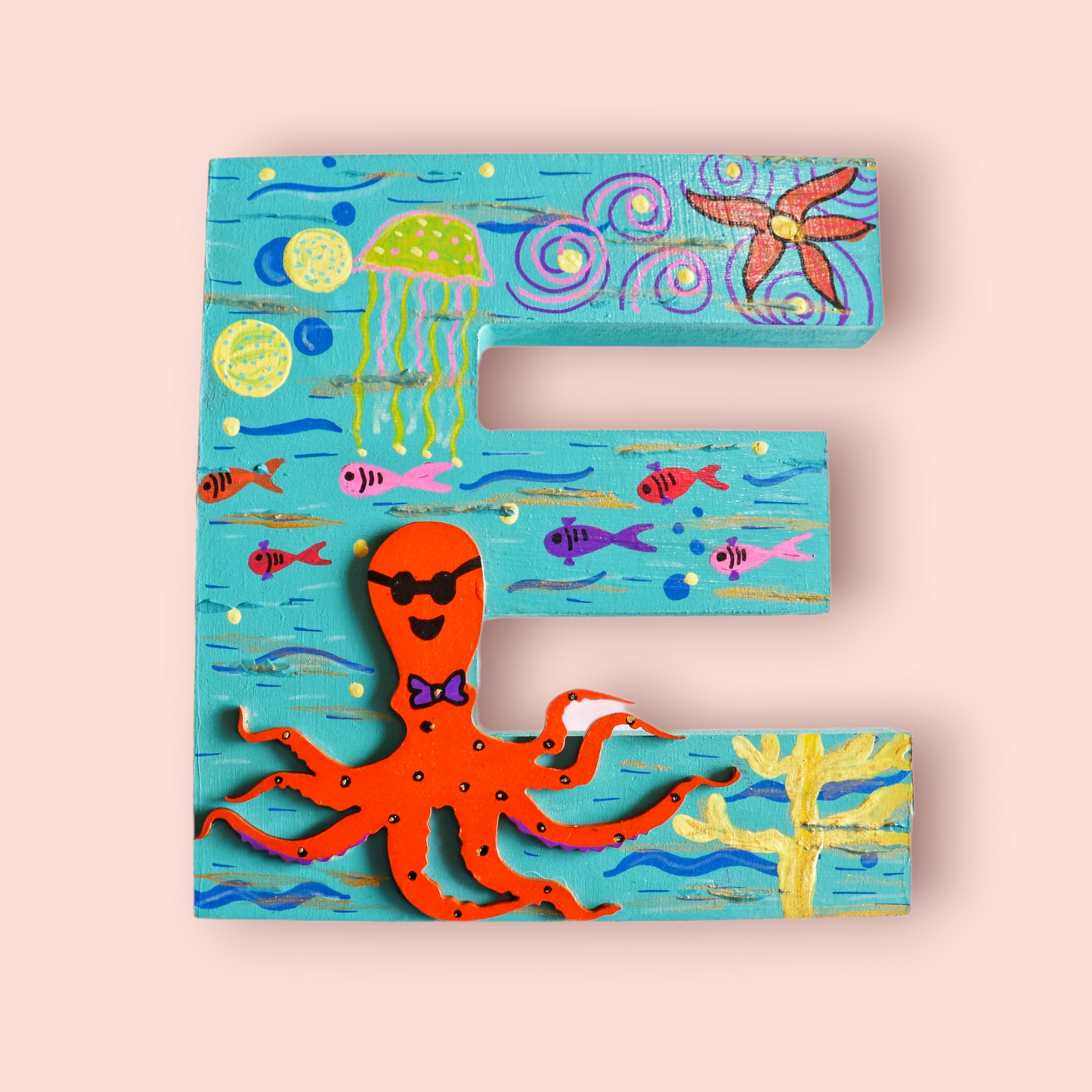 Wooden Painted Initials