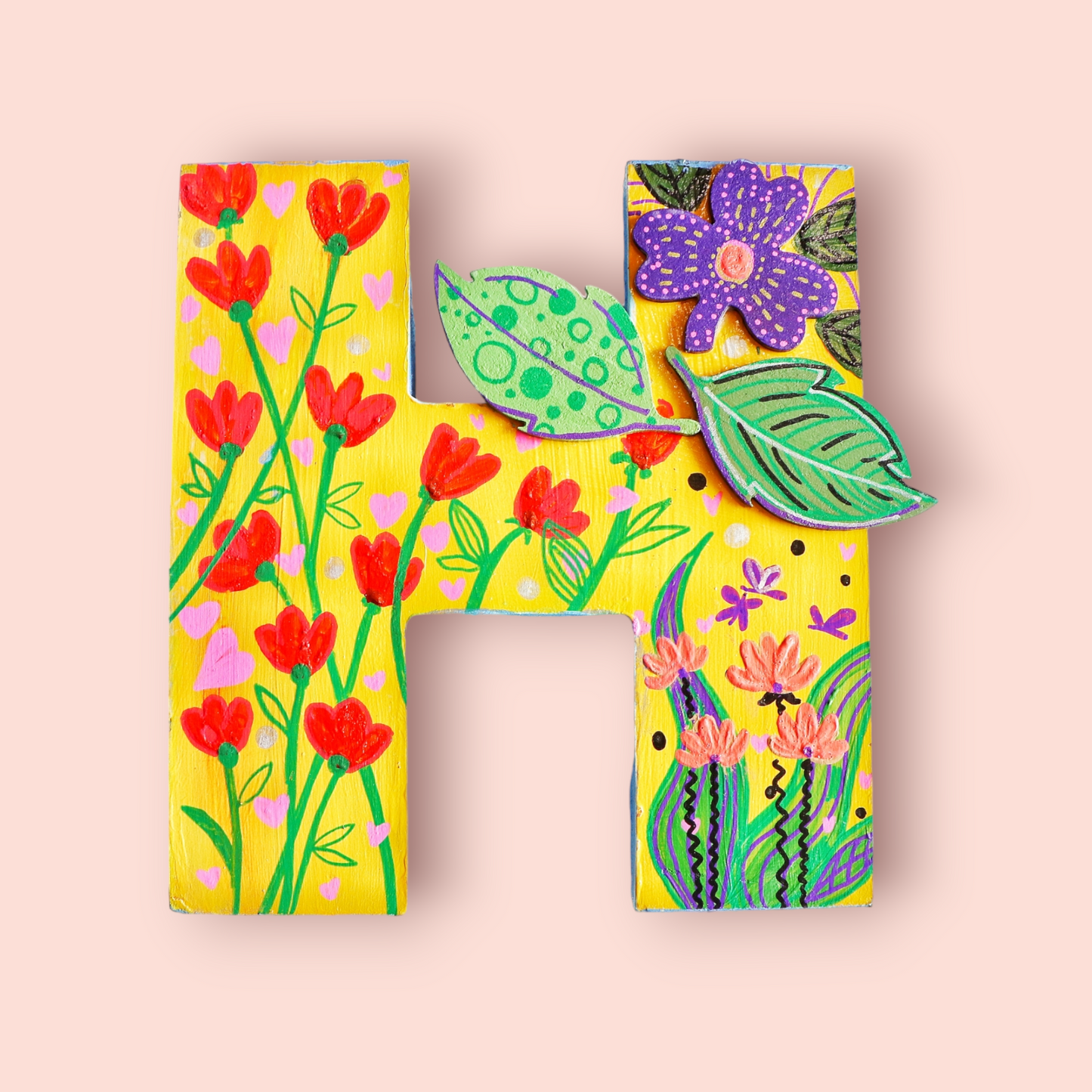 Wooden Painted Initials