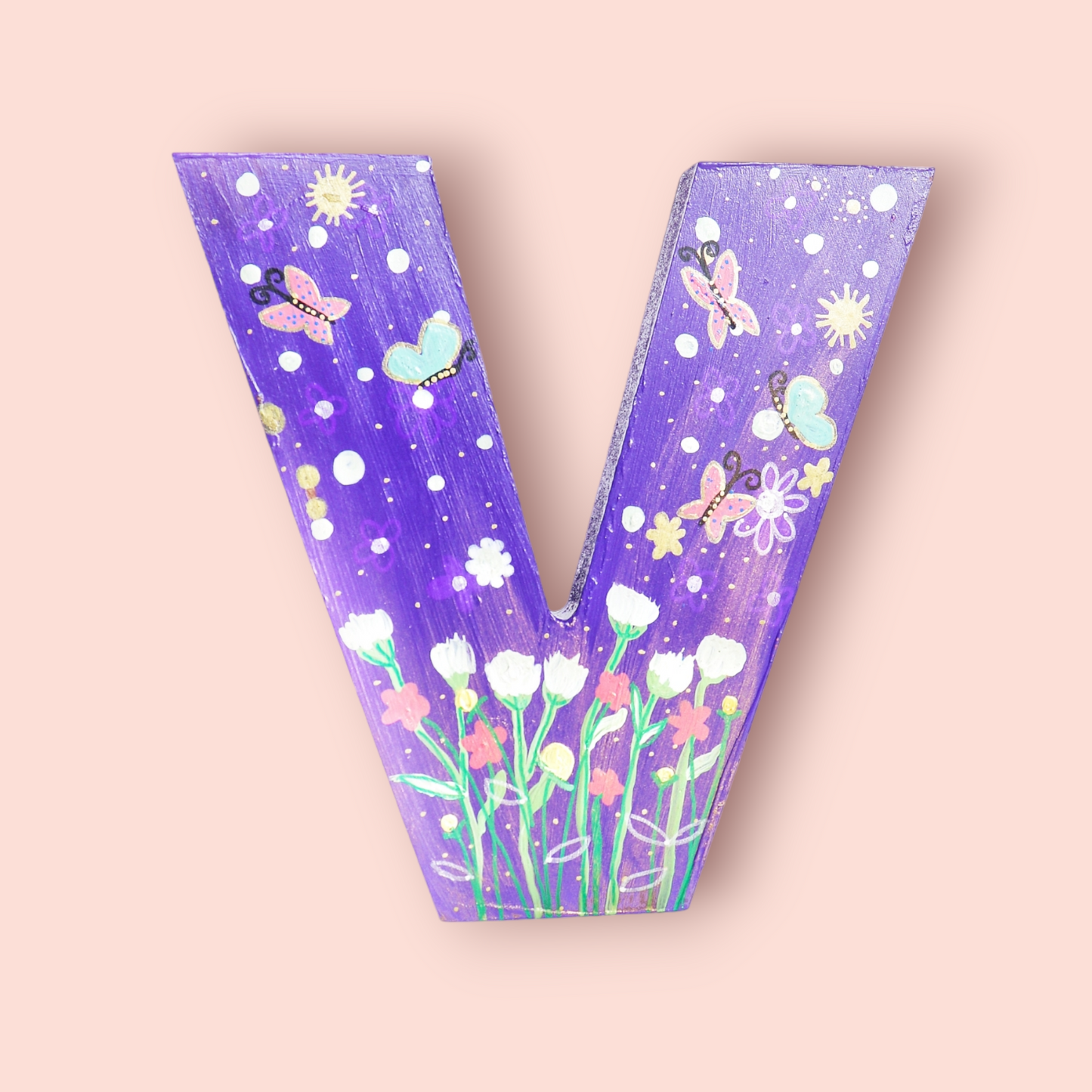 Wooden Painted Initials