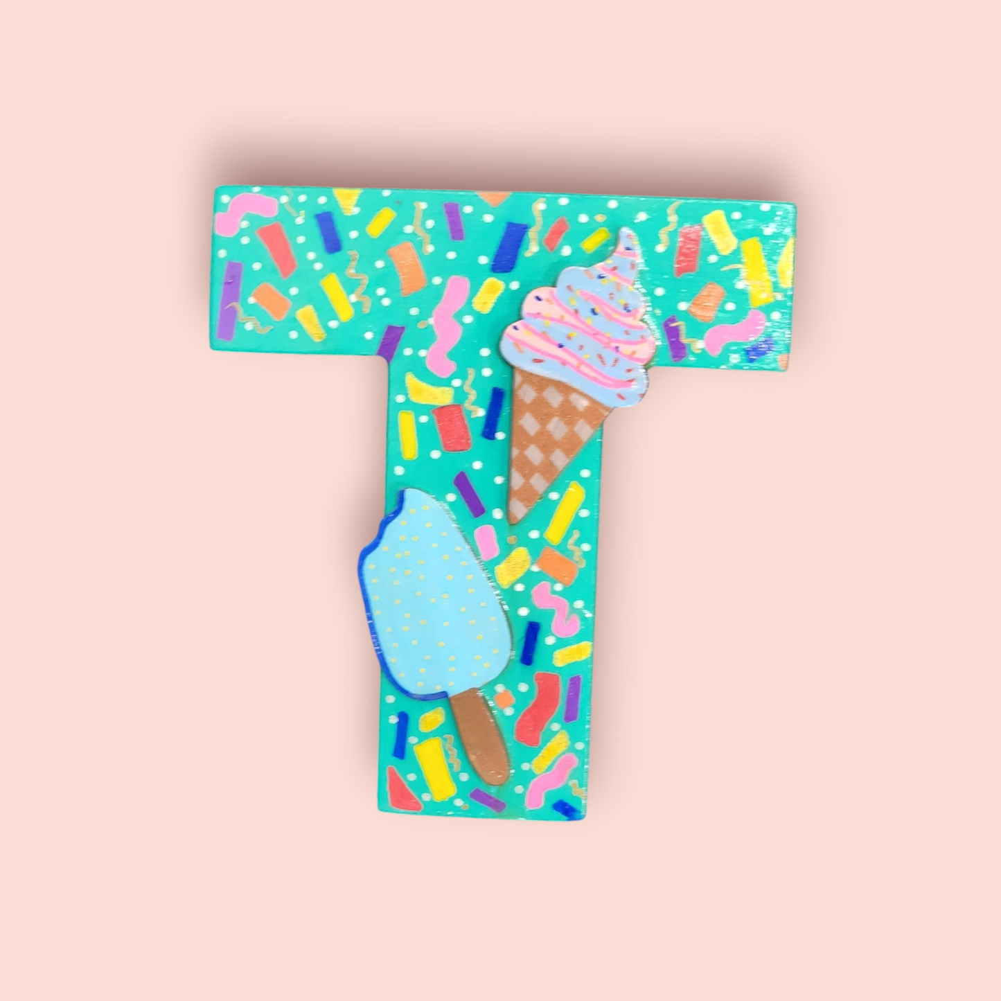 Wooden Painted Initials