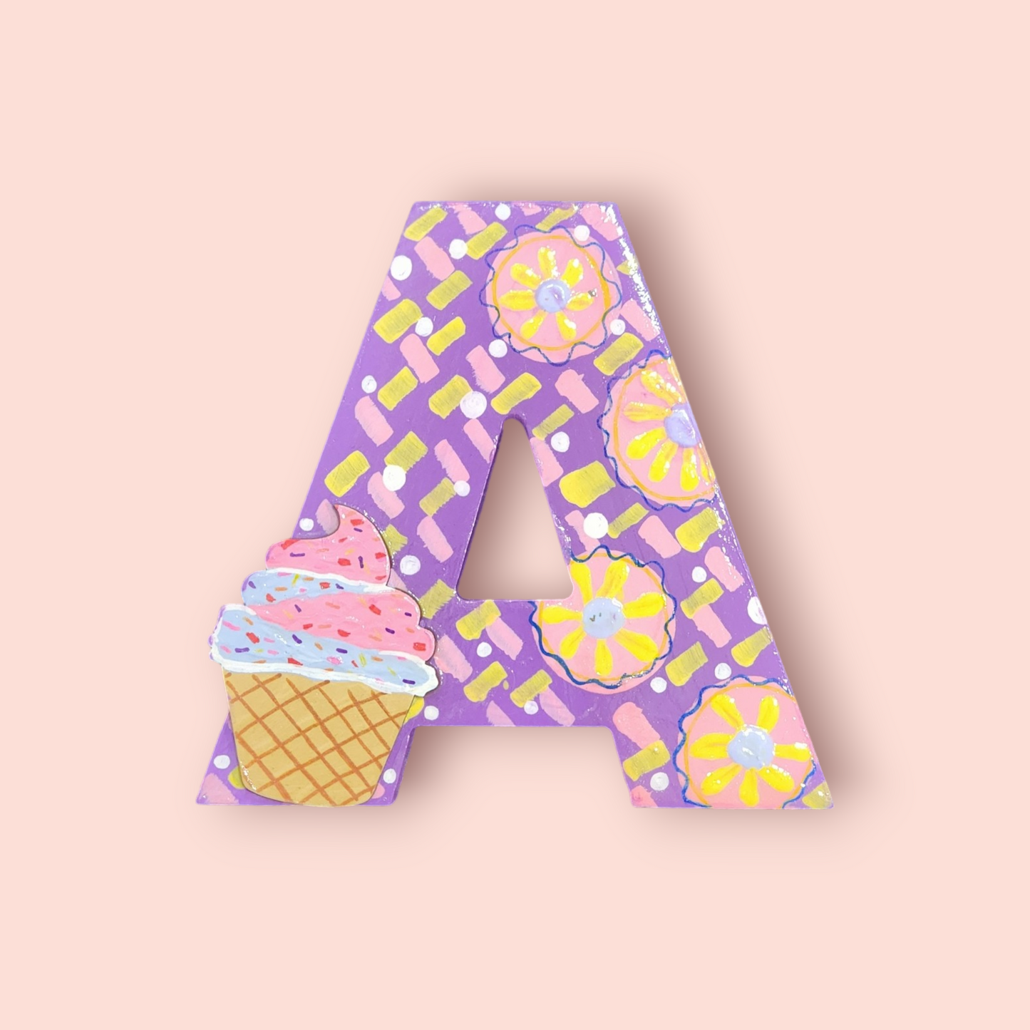 Wooden Painted Initials