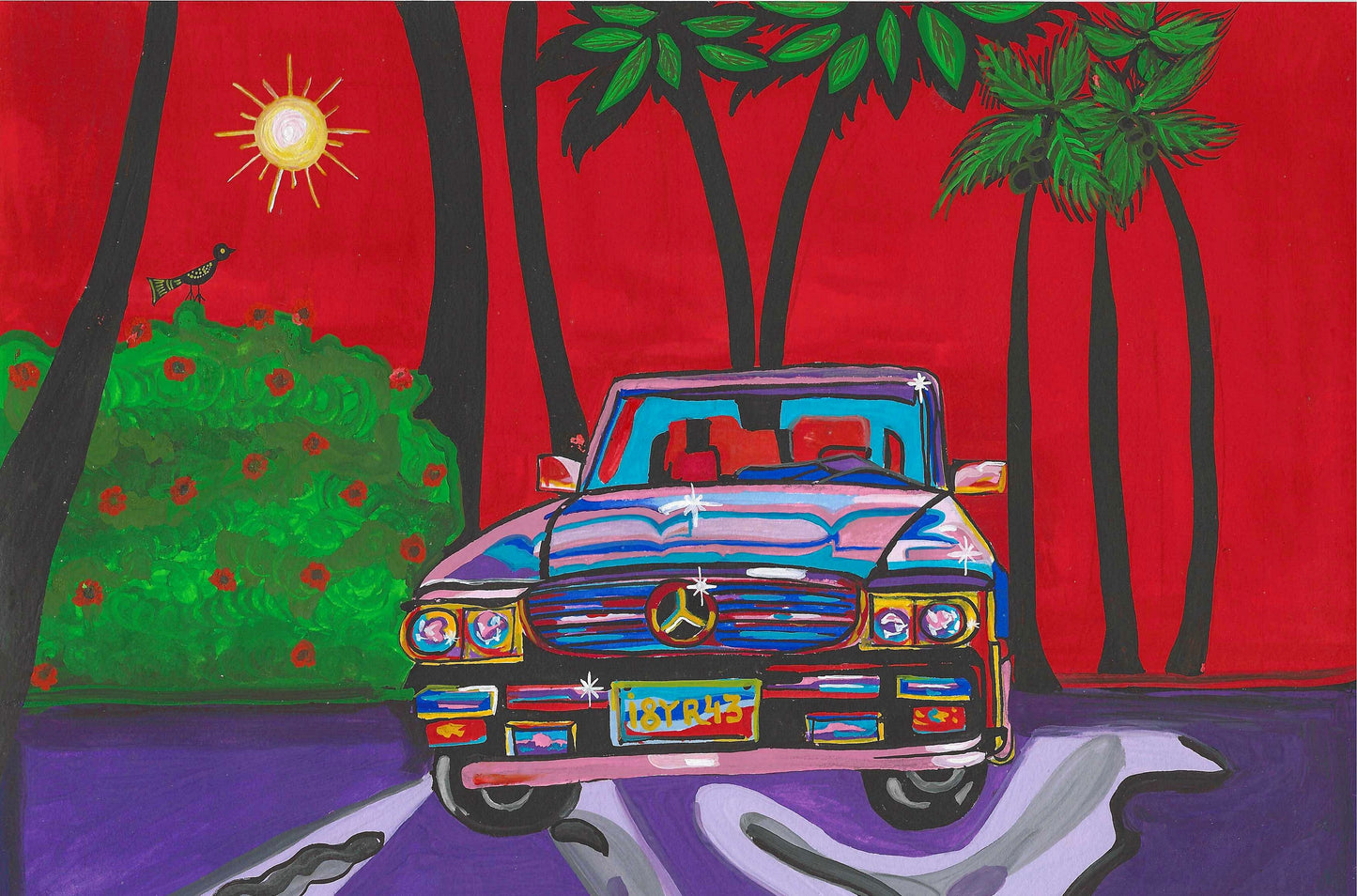 Wall Art  MIAMI MERCEDES