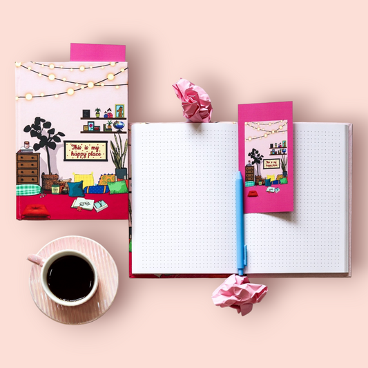 A5 Notebook HAPPY PLACE (Dots)