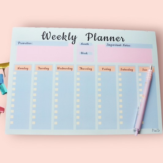 Weekly Planner Pad