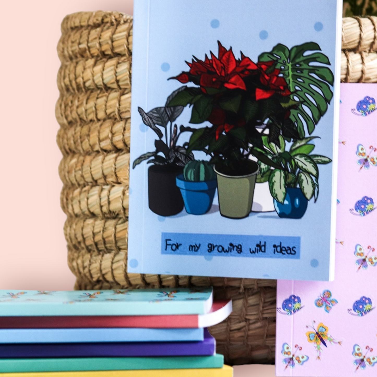 Mini notebooks set PLANTS