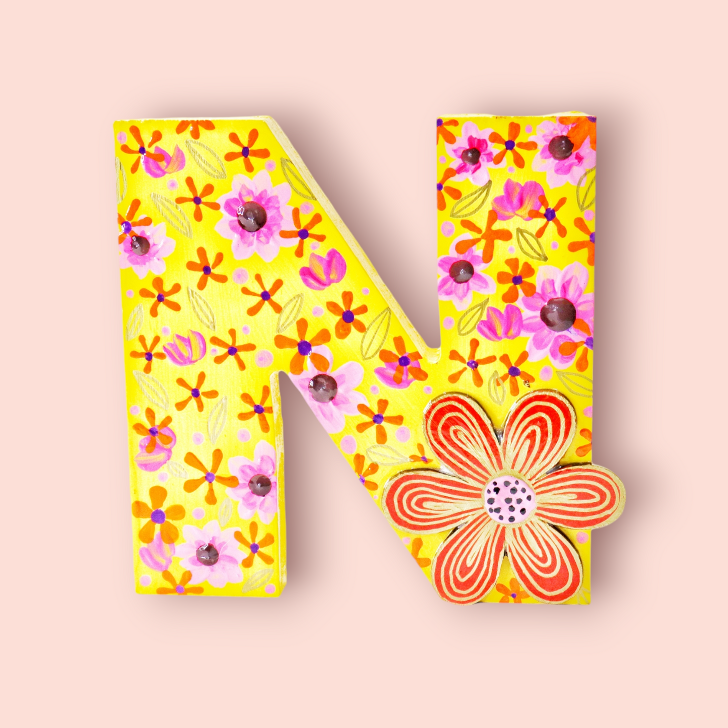 Wooden Painted Initials