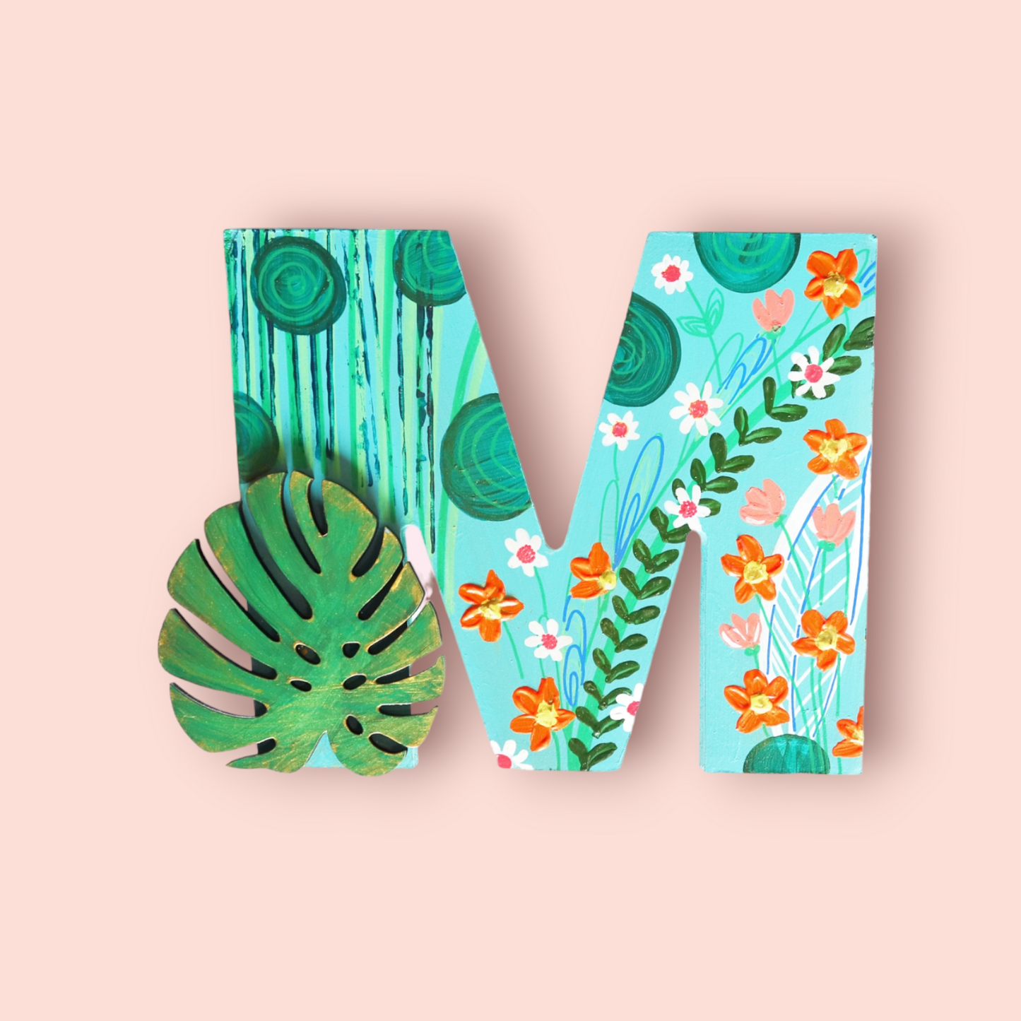 Wooden Painted Initials