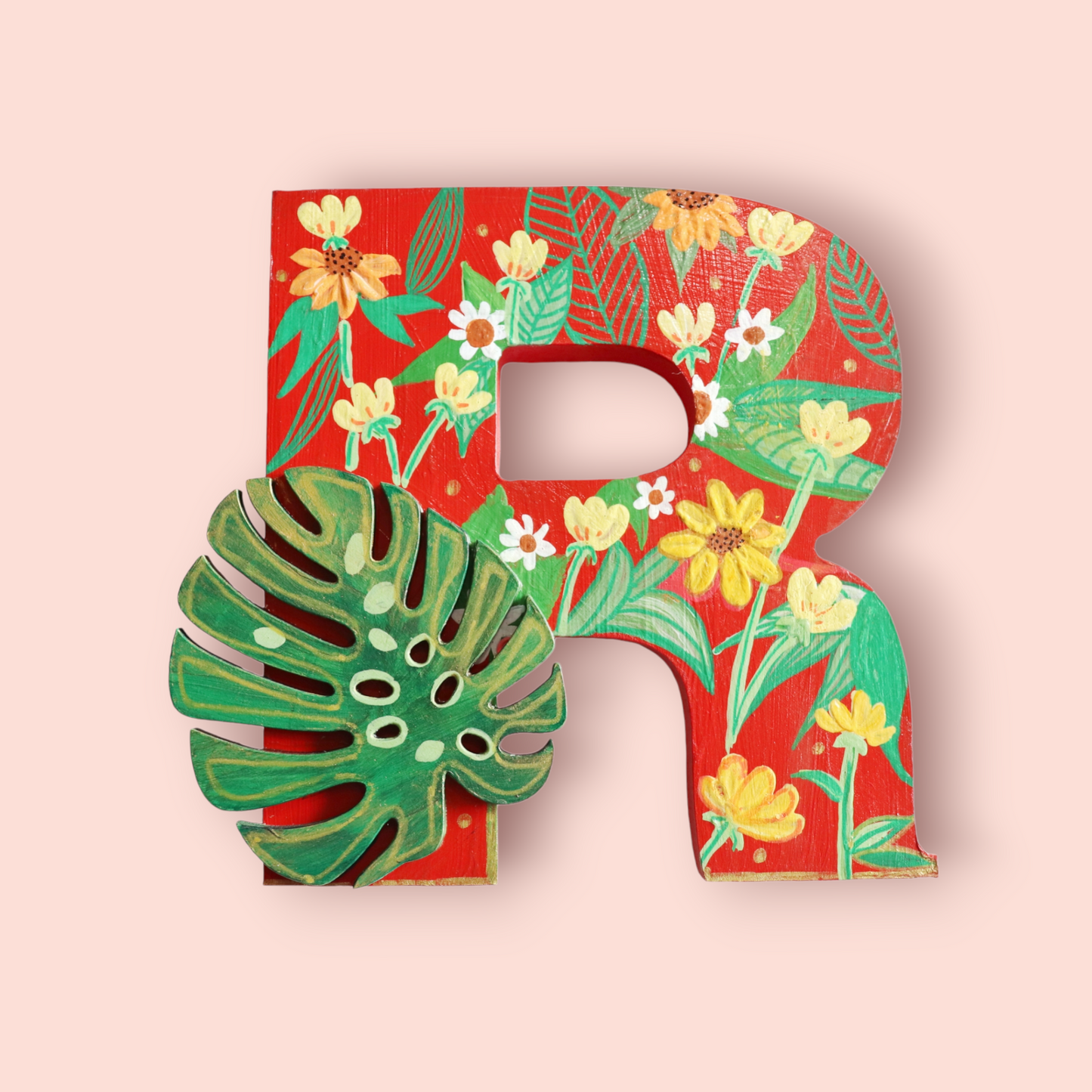 Wooden Painted Initials