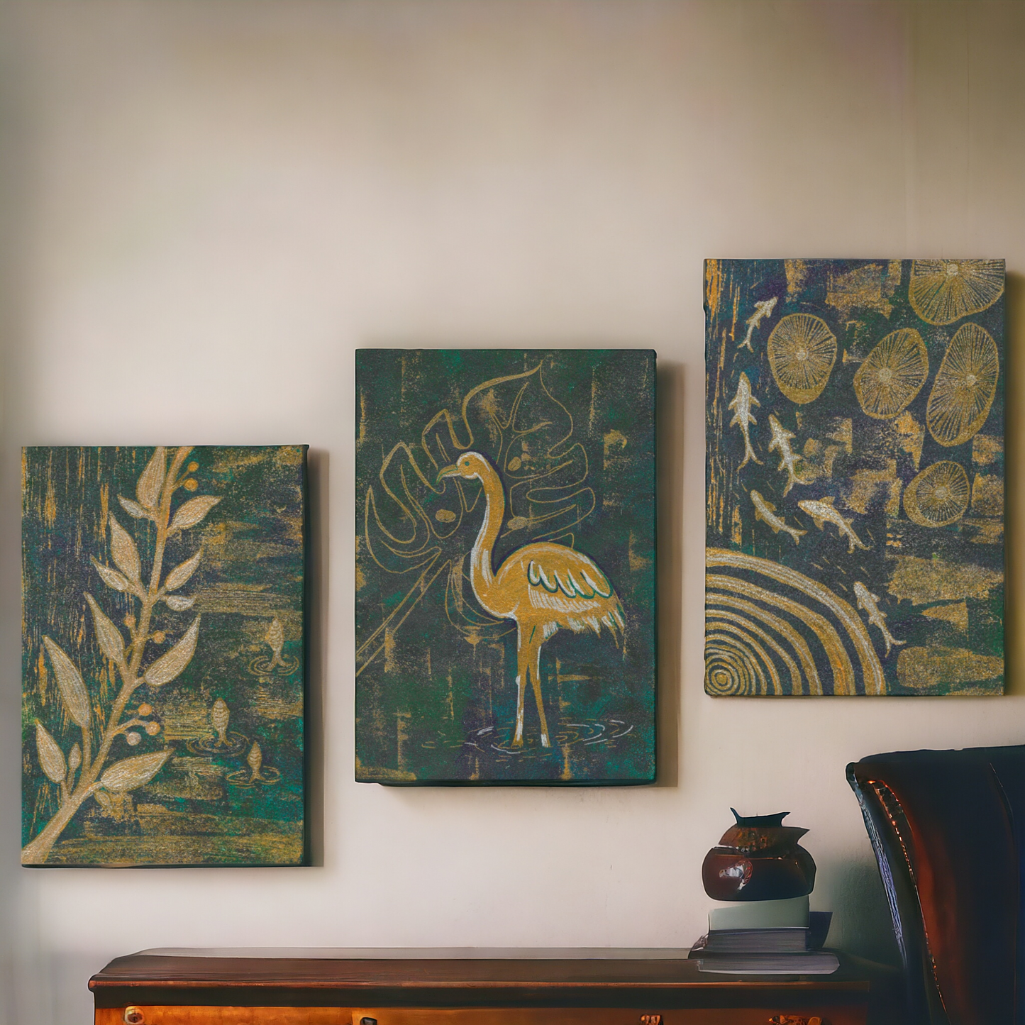 Wall Art  GOLDEN POND